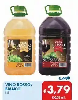 MD Discount Antico borgo vino rosso/ bianco offerta