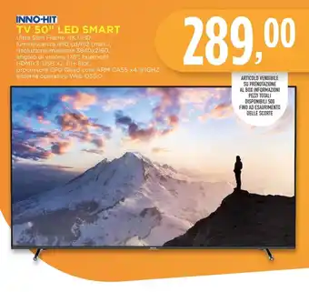 Conad INNO-HIT TV 50" LED SMART offerta