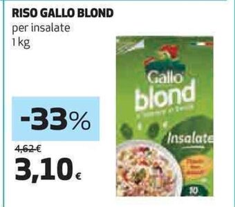 Coop RISO GALLO BLOND per insalate 1 kg offerta