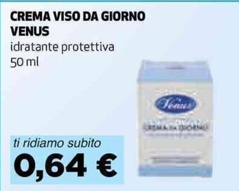 Coop CREMA VISO DA GIORNO VENUS idratante protettiva 50 ml offerta
