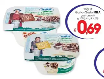 Yogurt Gusto+Gusto MILA gusti assortiti g 150