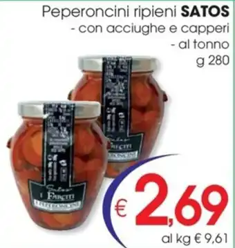 Peperoncini ripieni SATOS g 280