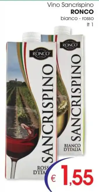 Vino Sancrispino RONCO bianco - rosso It 1