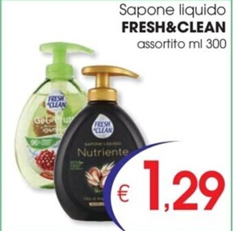 Belmarket Sapone liquido FRESH&CLEAN assortito ml 300 offerta