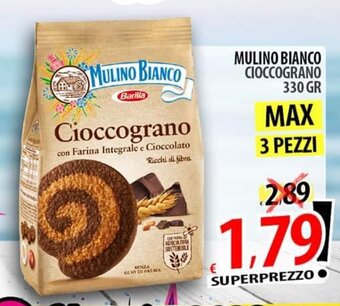 Il Genio Supermercato MULINO BIANCO CIOCCOGRANO 330 GR offerta