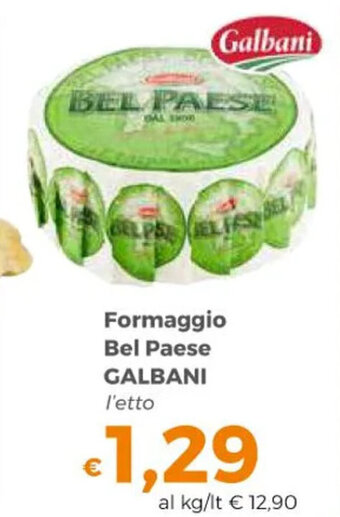 Tocal Formaggio Bel Paese GALBANI offerta