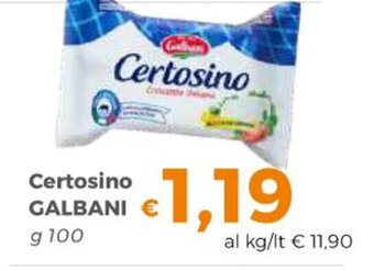 Tocal Certosino GALBANI g 100 offerta