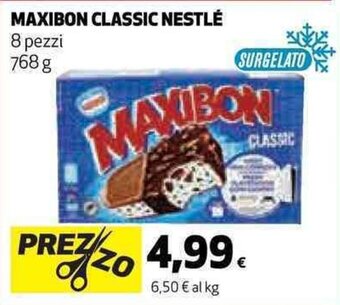 Coop MAXIBON CLASSIC NESTLÉ 8 pezzi 768 g offerta