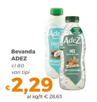 Tocal Bevanda ADEZ cl 80 vari tipi offerta