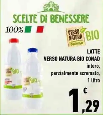 Conad City Verso Natura Bio Conad Latte 1 litro offerta