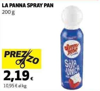Coop LA PANNA SPRAY PAN 200 g offerta