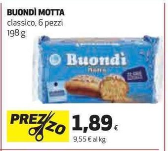 Coop BUONDÌ MOTTA classico, 6 pezzi 198 g offerta