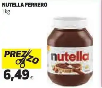 Coop NUTELLA FERRERO 1kg offerta