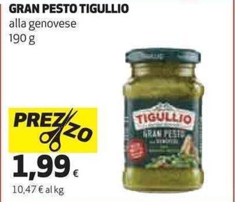 Coop GRAN PESTO TIGULLIO alla genovese 190 g offerta