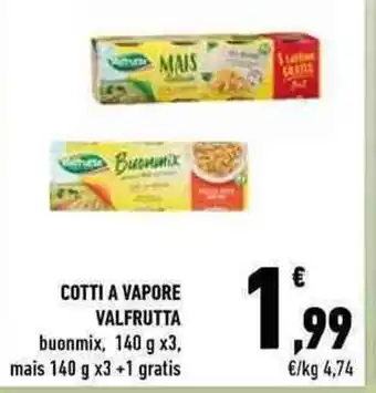 Conad City Valfrutta Cotti A Vapore 140g x 3 offerta