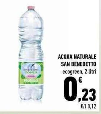 Conad City San Benedetto Acqua Naturale 2 litri offerta