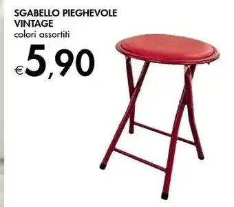 Bennet Sgabello Pieghevole Vintage offerta