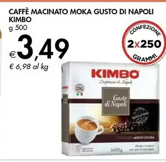 Bennet Kimbo Caffè Macinato Moka Gusto Di Napoli offerta