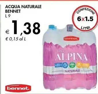 Bennet Bennet - Acqua Minerale Naturale 1500 G(ml) offerta