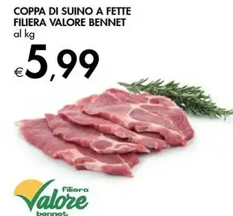 Bennet Bennet Coppa Di Suino A Fette Filiera Valore offerta