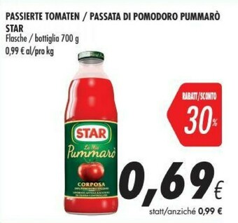 Coop Star Passata di pomodoro offerta