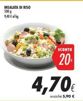 Coop Insalata di riso offerta