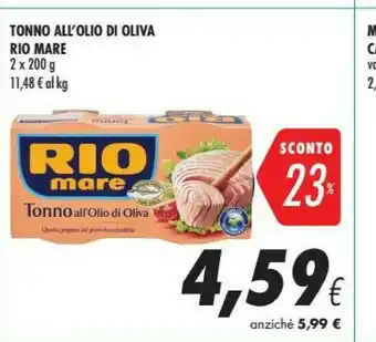 Coop Calvè Tonno Rio mare offerta