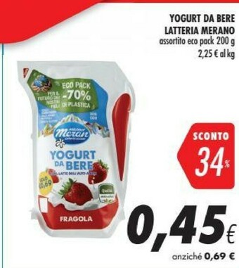 Coop Merano Yogurt da bere offerta