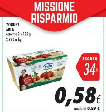 Coop Mila Yogurt offerta