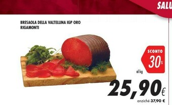 Coop Valtellina Bresaola offerta
