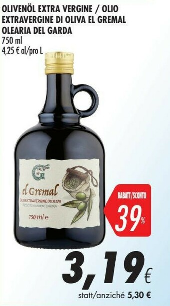 Coop Olearia del garda Olio extravergine di oliva offerta