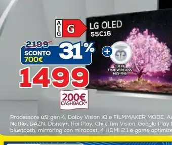 Euronics LG Oled 55C16 offerta