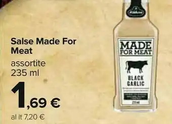 Carrefour Salse Made For Meat offerta