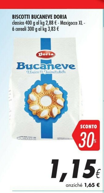 Coop Doria Bucaneve offerta
