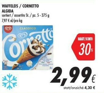 Coop Algida Cornetto offerta