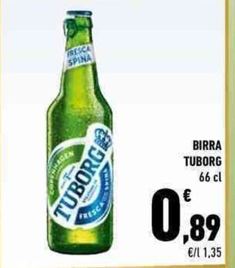 Conad City Tuborg Birra 66cl offerta