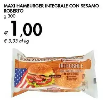 Bennet Roberto - Maxi Hamburger Con Semi Di Sesamo 300 G(ml) offerta