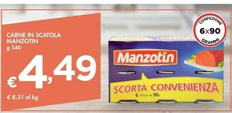 Bennet Manzotin Carne In Scatola offerta