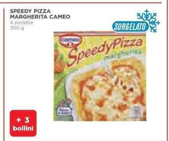 Coop SPEEDY PIZZA MARGHERITA CAMEO 4 pizzette 300 g offerta