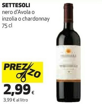 Coop Settesoli Nero D' Avola offerta