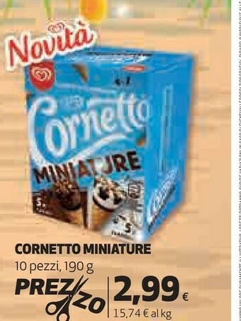 Coop Algida Cornetto Miniature offerta