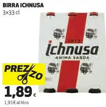 Coop Ichnusa Ichnusa - Birra Anima Sarda 330 g(ml) offerta