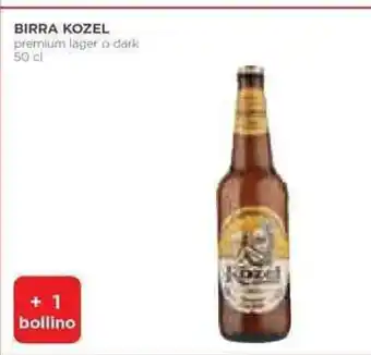 Coop BIRRA KOZEL premium lager o dark 50 cl offerta