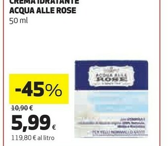 Coop Acqua Alle Rose Crema Idratante offerta