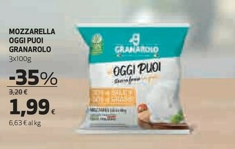 Coop Granarolo Mozzarella offerta