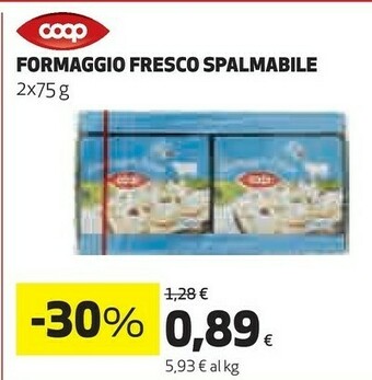 Coop Formaggio Fresco Spalmabile offerta