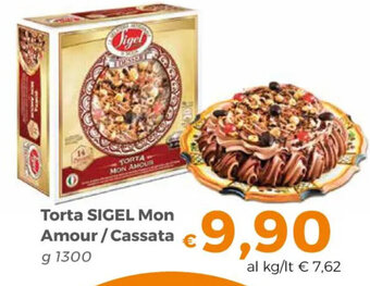 Tocal Torta SIGEL Mon Amour /Cassata g 1300 offerta