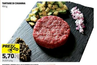 Coop Tartare Di Chianina offerta