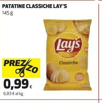 Coop Lay's Patatine Classiche 145 G(ml) offerta