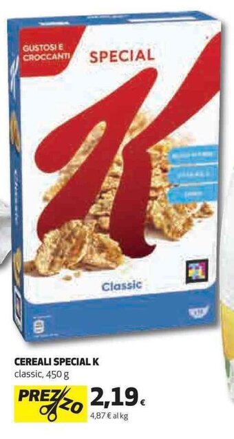 Coop CEREALI SPECIAL K classic, 450 g offerta